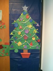 Ideias de decoração de Portas para o Natal - Professora Coruja
