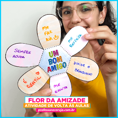 Flor da Amizade - Professora Coruja