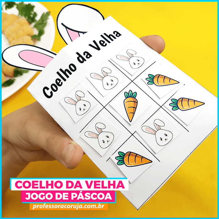 Jogo Para Crianças Sobre O Tema Da Páscoa. Ajude O Coelho Através