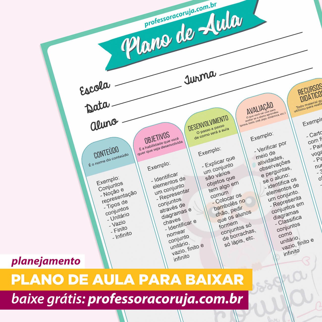 Plano de aula - 1º ano - O jogar na escola