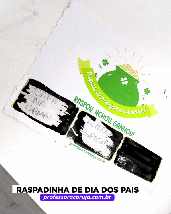 raspadinha de dia dos pais