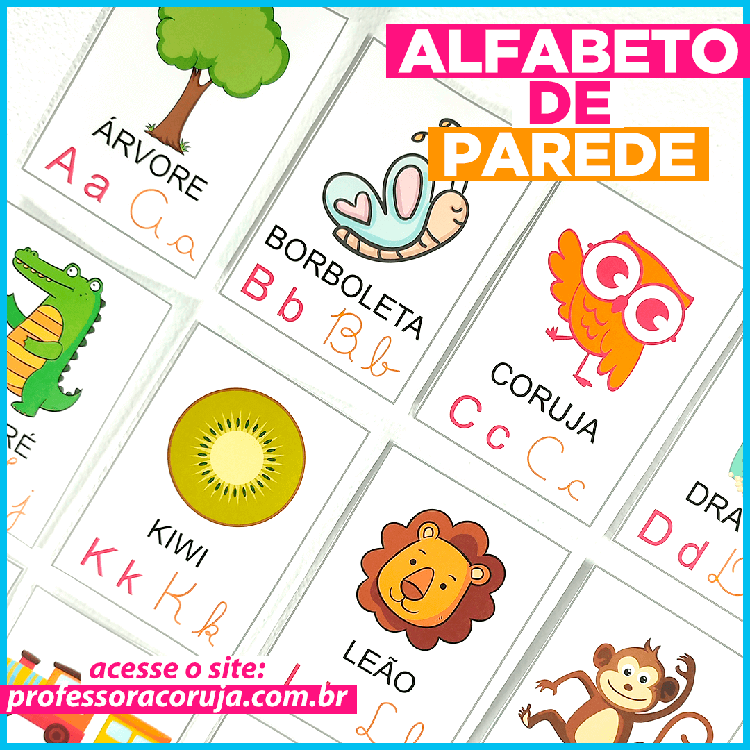 Alfabeto De Parede Professora Coruja