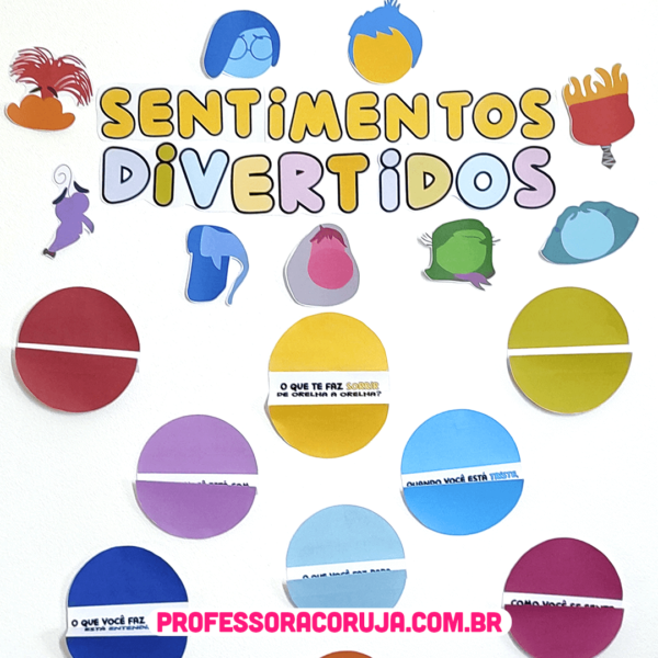 painel sentimentos divertidos