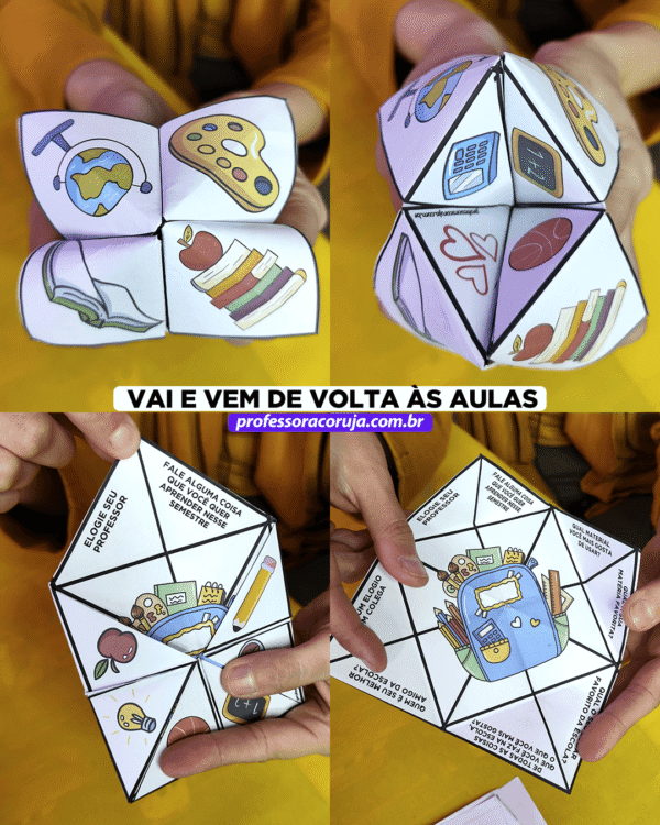 vai e vem de volta às aulas